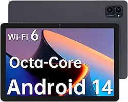 ApoloSign Tablet, tablet Android de 10,1 polegadas com processador Octa-core, tela LCD sensível ao toque, 8 (4+4) GB de RAM, 64 GB de ROM, armazenamento expansível de 1 TB, bateria de longa duração