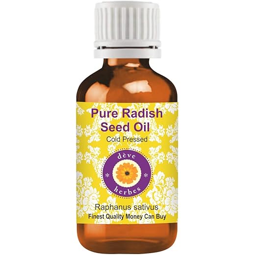 Deve Herbes Radish Seed Oil 15ml - Cold Pressed
