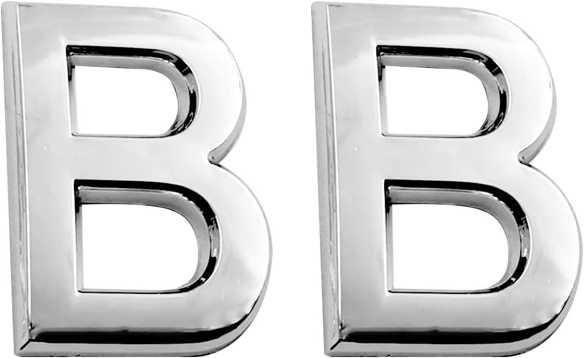 Selfadhesive House Letters 2.75 Inch High Door Address Stickers for