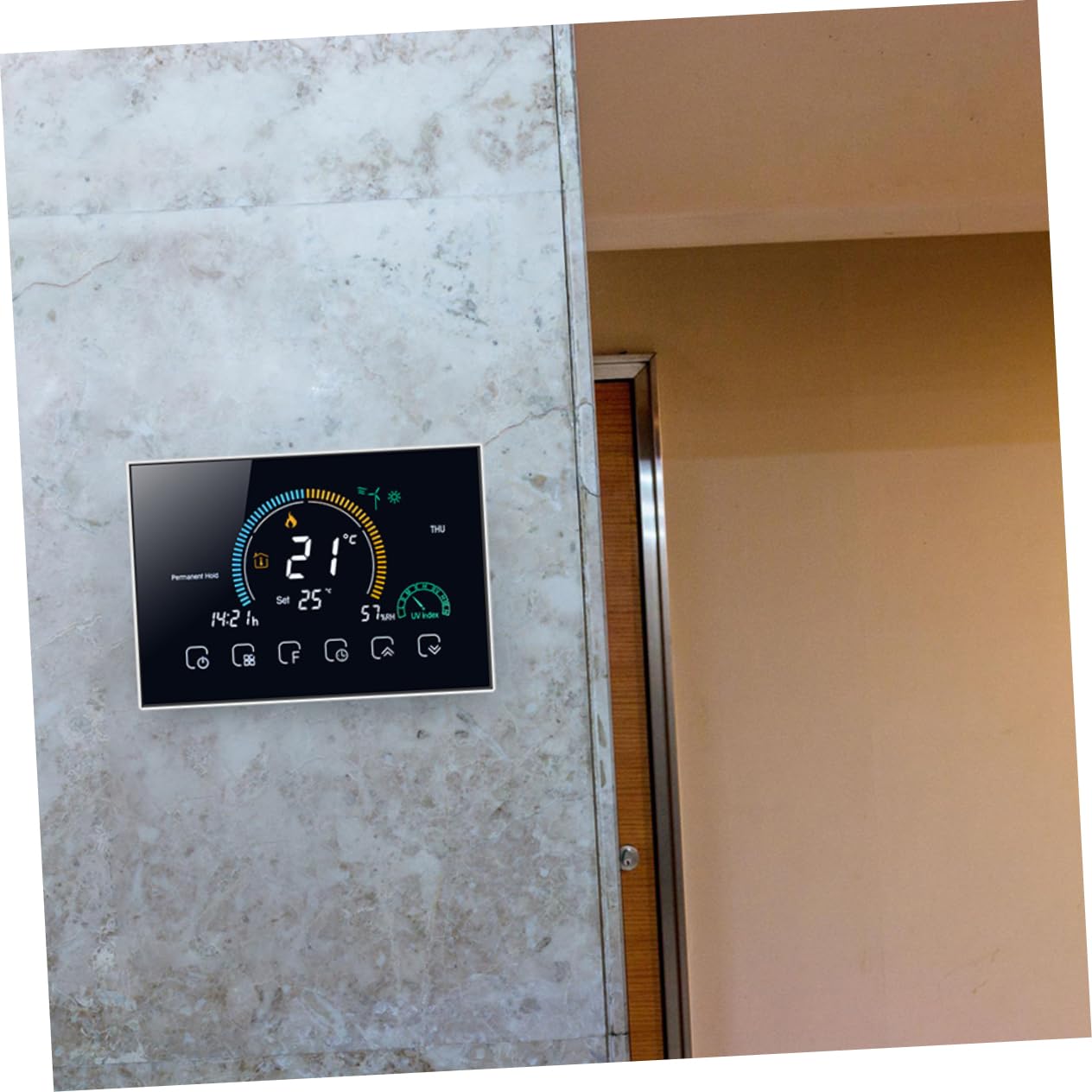 OSALADI Termostato Intelligente Con Design Moderno Per La Casa Regolatore Di Temperatura Intelligente