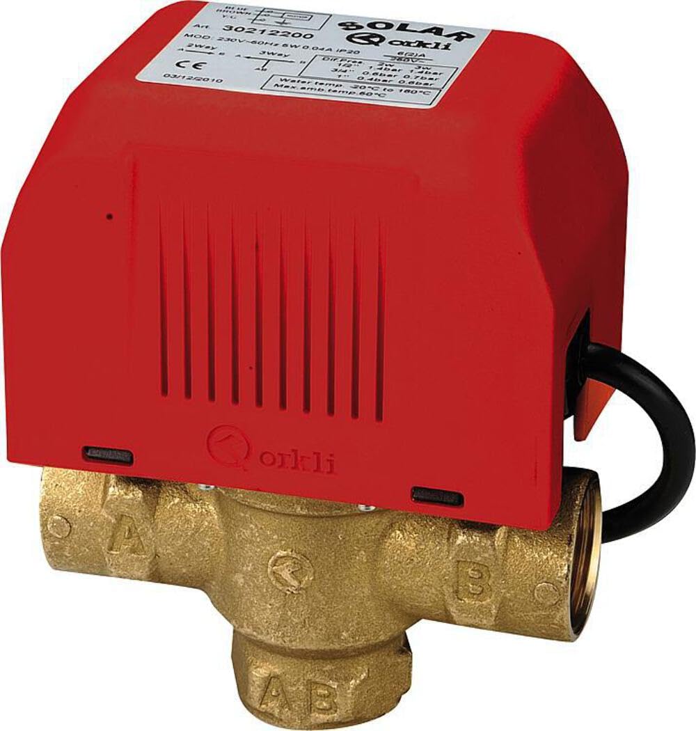 Válvula de zona de 3/4 pulgadas con interruptor de fin completo con motor de 230 V.
