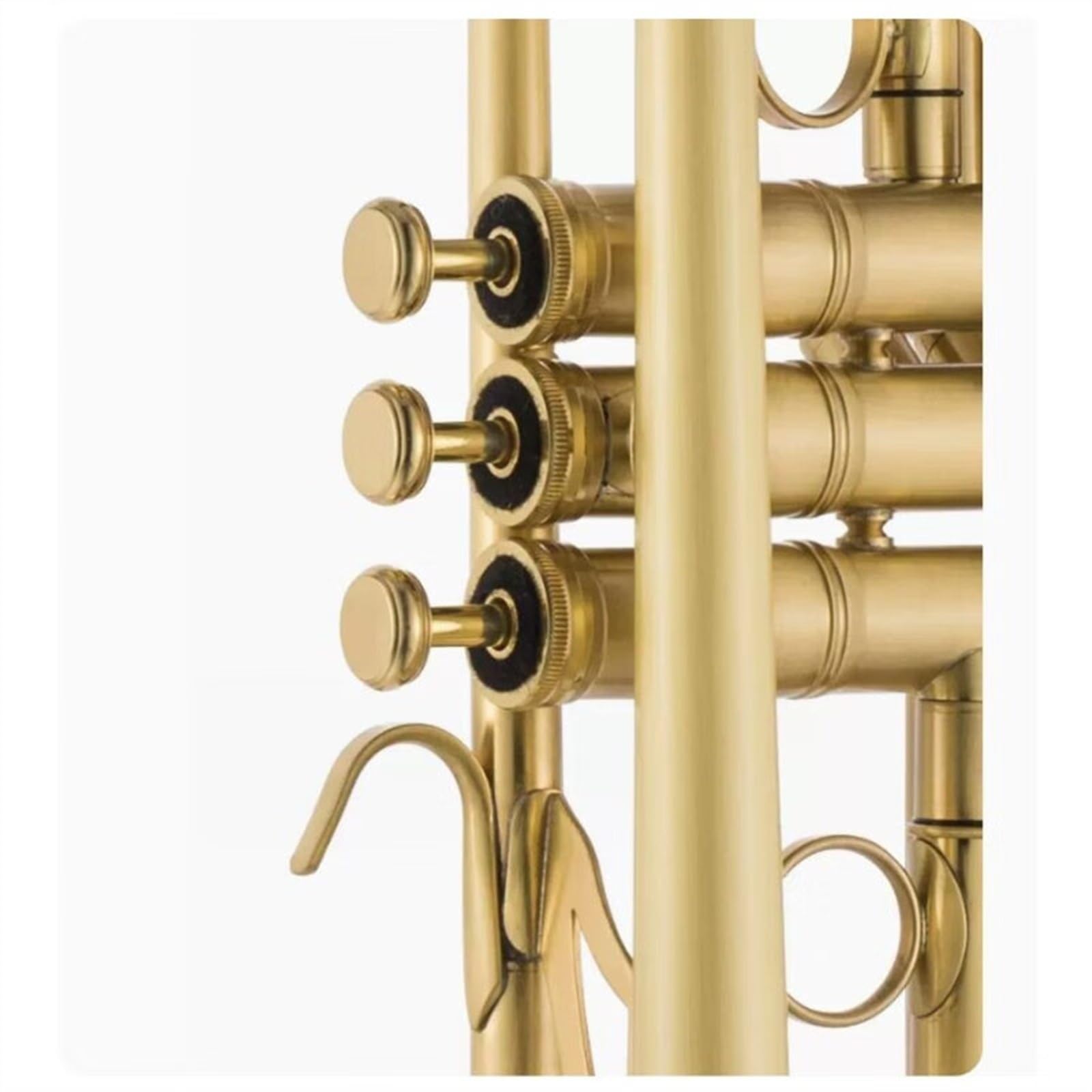 początkujących trąbka B Flat Trąbka Instrument Muzyczny Mosiądz Przenośny Wytrzymały Profesjonalny Początkujący Trąbka
