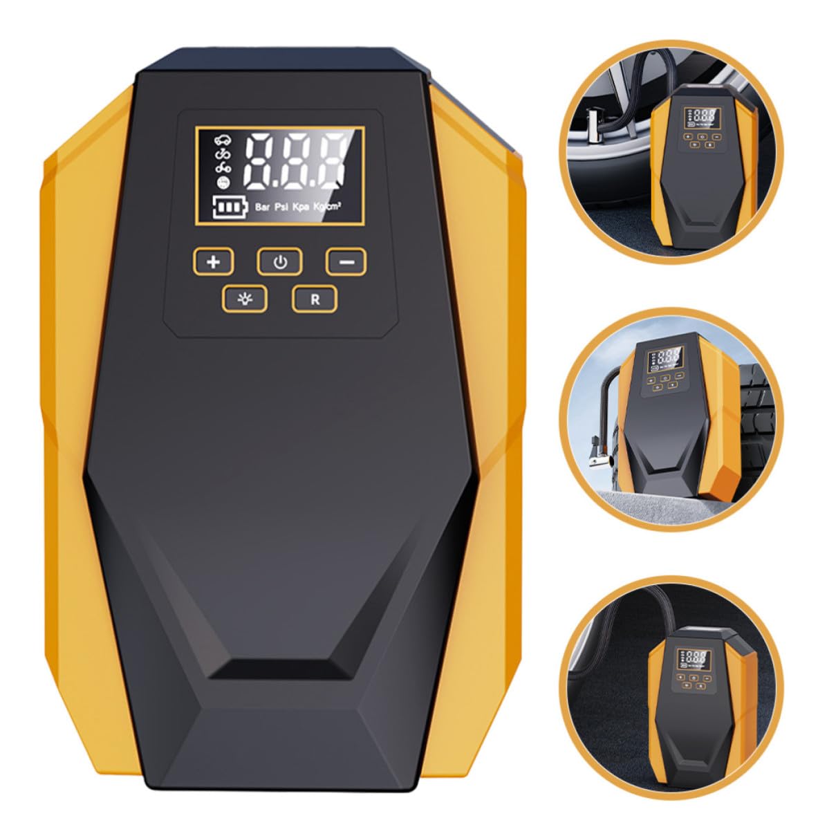 Didiseaon Gonfleur de Pneus pour Véhicule, Compresseur Électrique Portable