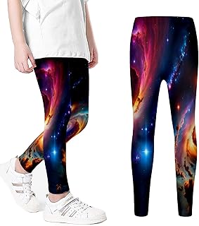 Leggings de niña Personalidad Impreso Pantalones Elásticos Pantalones Yoga Ropa Niña Pantalones de barro Niño