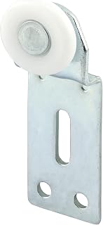 Prime-Line MP6512 Closet Door Roller, Front, 1/4 In. Offset, 1 In. Nylon Wheel (2 Pack)