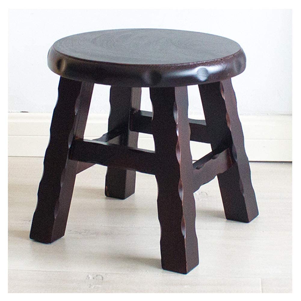 Petit tabouret solide en bois pour optimiser vos petits espaces