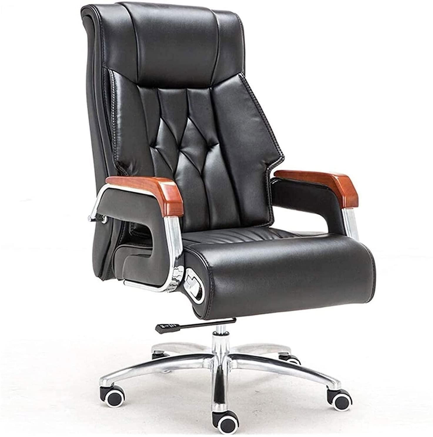 iumLeap Computer Chair Ergonomic Office Chair Swivel Desk Chair Height Adjustable PU Leather Office Chair with Armrest Suitable