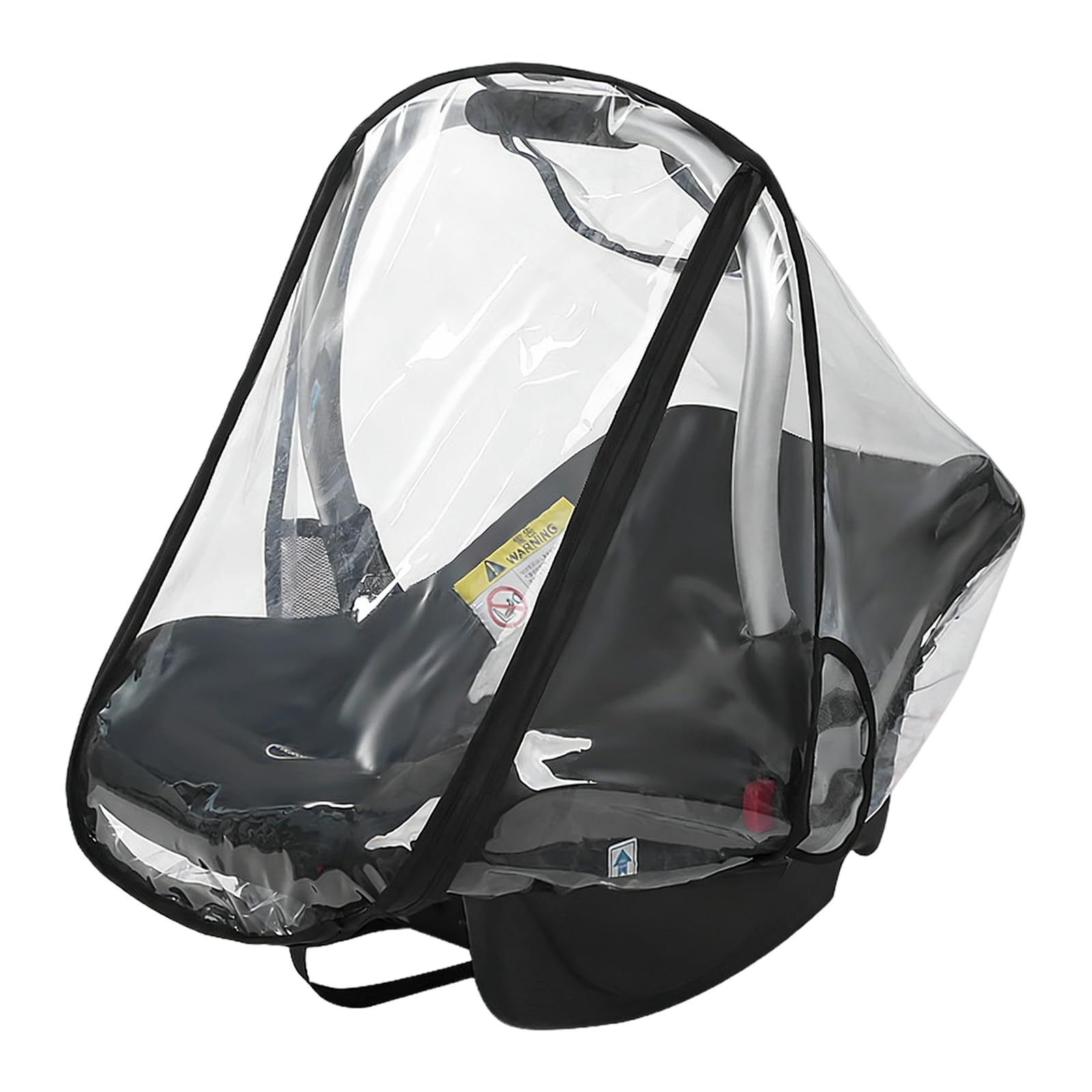 Universal Rain Cover for Pushchair Baby Travel Weather Shield Fits Most Carrycot, Stroller, Pushchair, Transparent