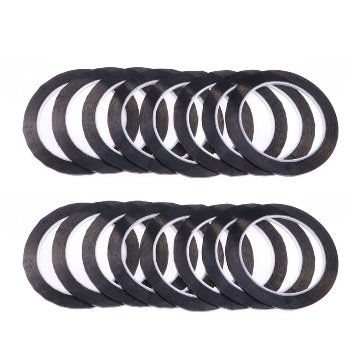 Cintas adhesivas negras de PET autoadhesivas cortables para pizarras de metal 8