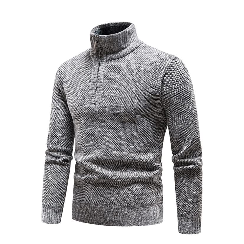 Pull épais chaud en tricot pour homme contre le froid en maille torsadée