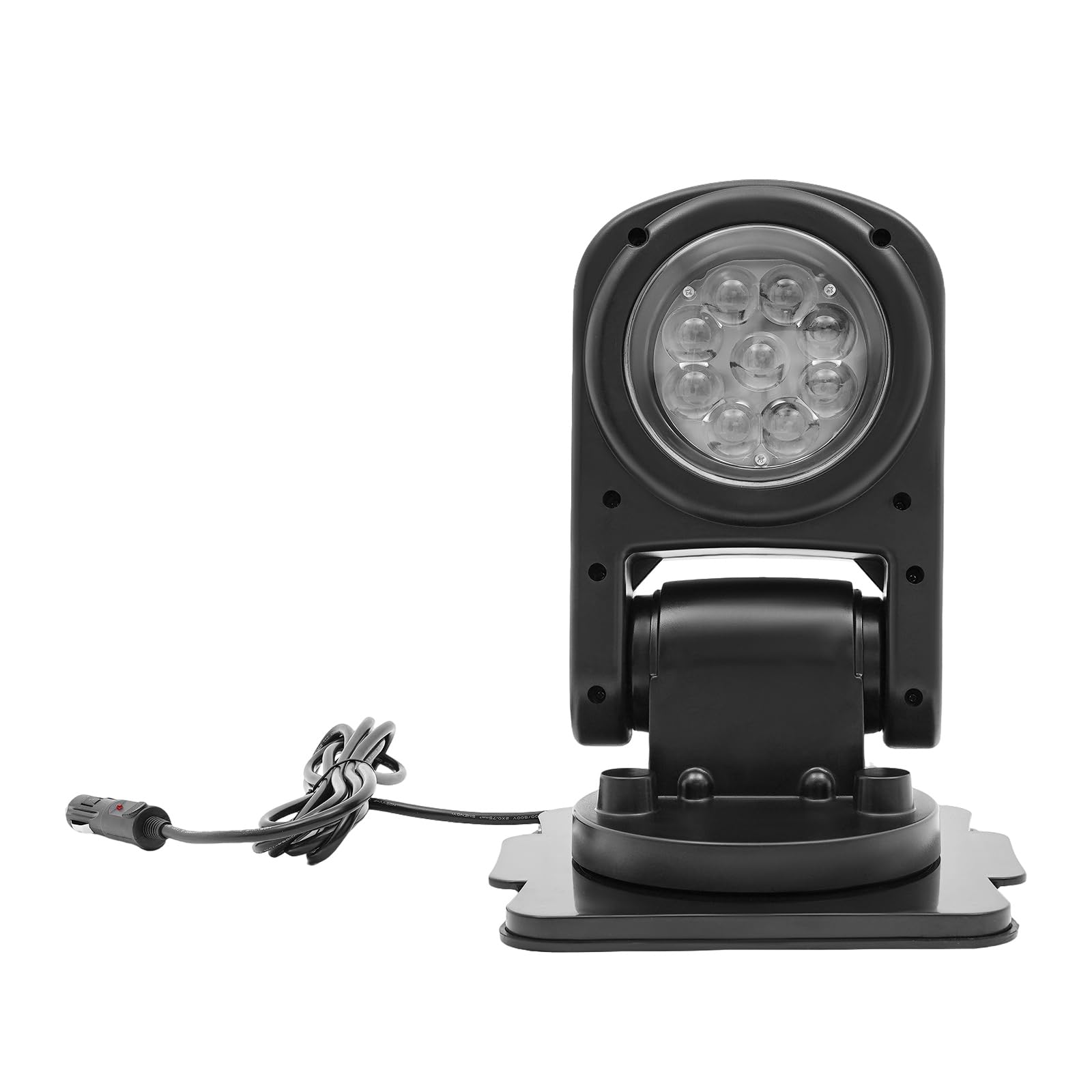 LED-Suchscheinwerfer 45W, Suchscheinwerfer mit Fernbedienung, LED Arbeitsscheinwerfer mit Magnetfuß Suchlicht für Auto Boot Garden, Lampenkopf Rotation 360°(Links/Rechts), 180°(Auf/Ab)