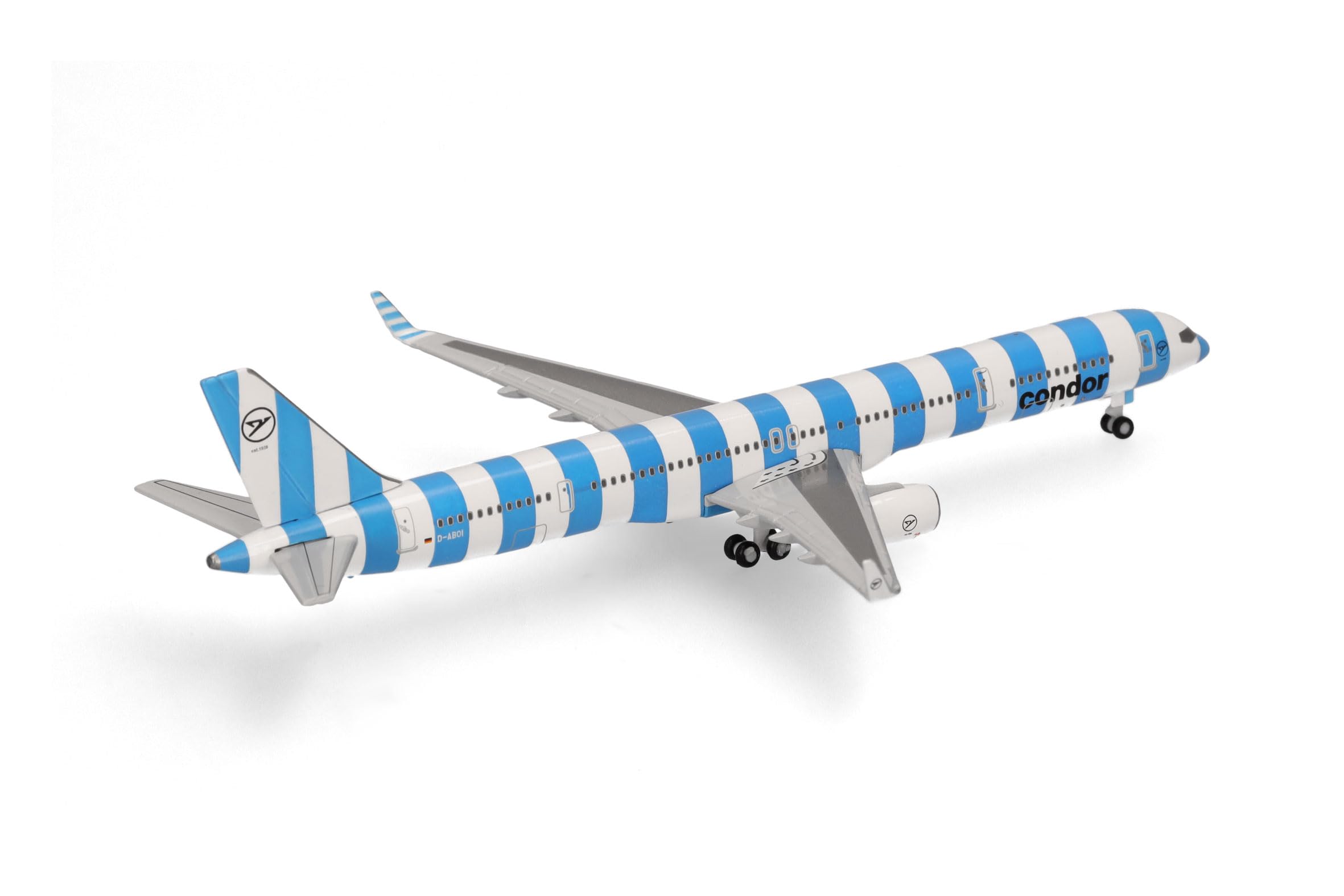 Herpa Modellflugzeug Condor Airbus Boeing 757-300 "Sea, Miniatur im Maßstab 1:500, Sammlerstück, Flugzeug Modell ohne Standfuß, Metall