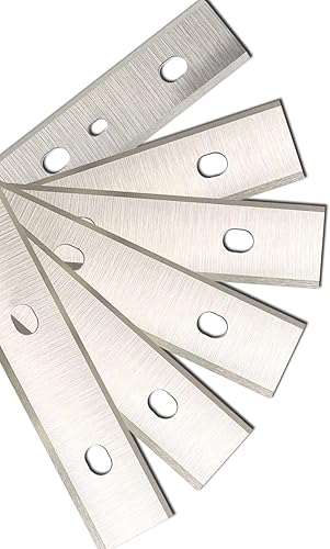 Miniatura 9 de Cuchillas cepilladoras para DeWalt DW735 7352 735X Cepilladoras de grosor con 13 pulgadas HSS de repuesto de doble filo, juego de 2 (6 piezas)