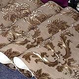 Beige-Grau Luxus Flitter Gold Blumendamast Tapete Struktur Yellow Vinyl Damast-Streifen-Wand-Papier-Rolle Wohnzimmer Schlafzimmer Tapete (Color : WP40937, Dimensions : 10mx53cm)