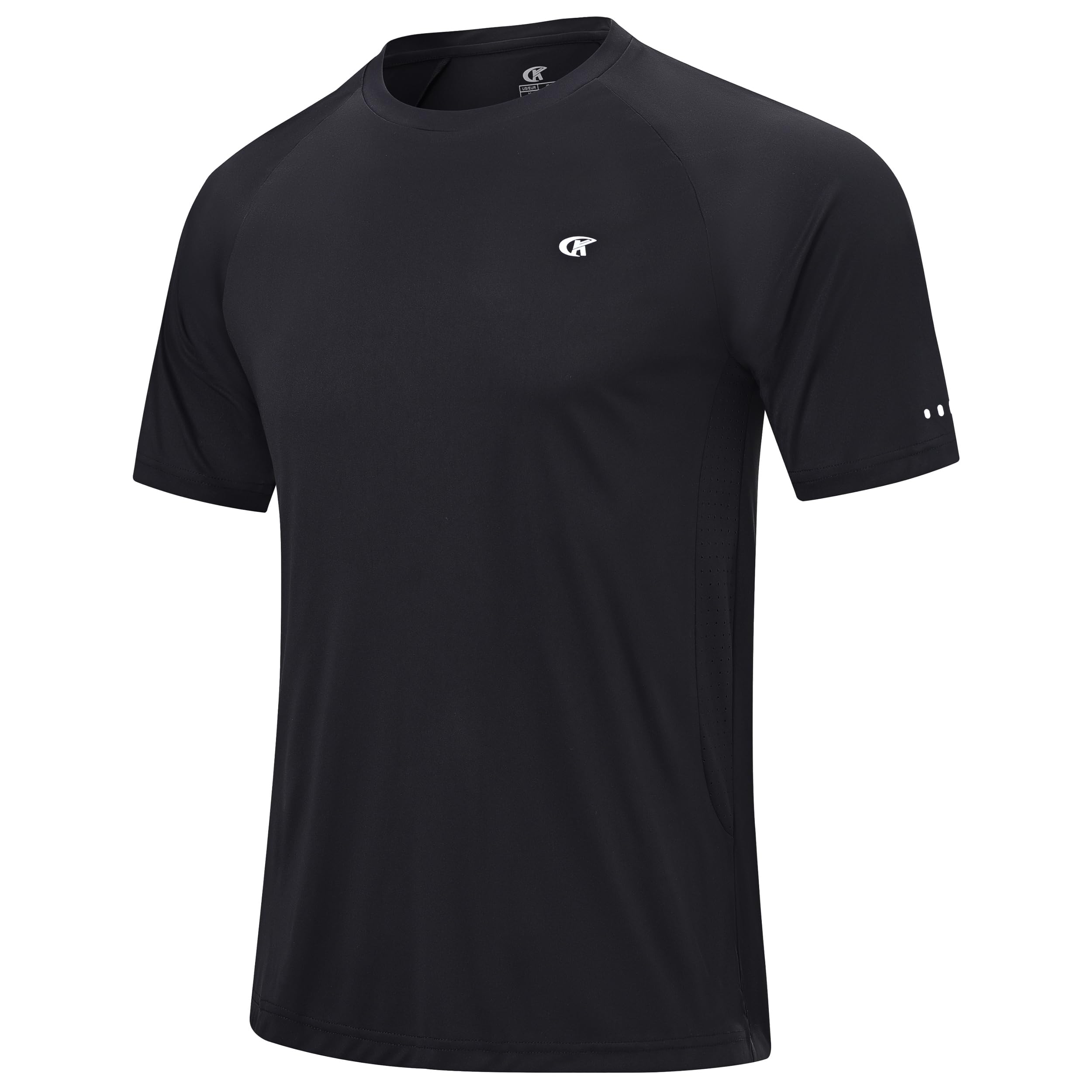 Huayuzh Schwimmshirt Herren Kurzarm UV Shirt UPF 50+ Rashguard Outdoor Badeshirt Sportshirt Atmungsaktiv Surfen Wandern