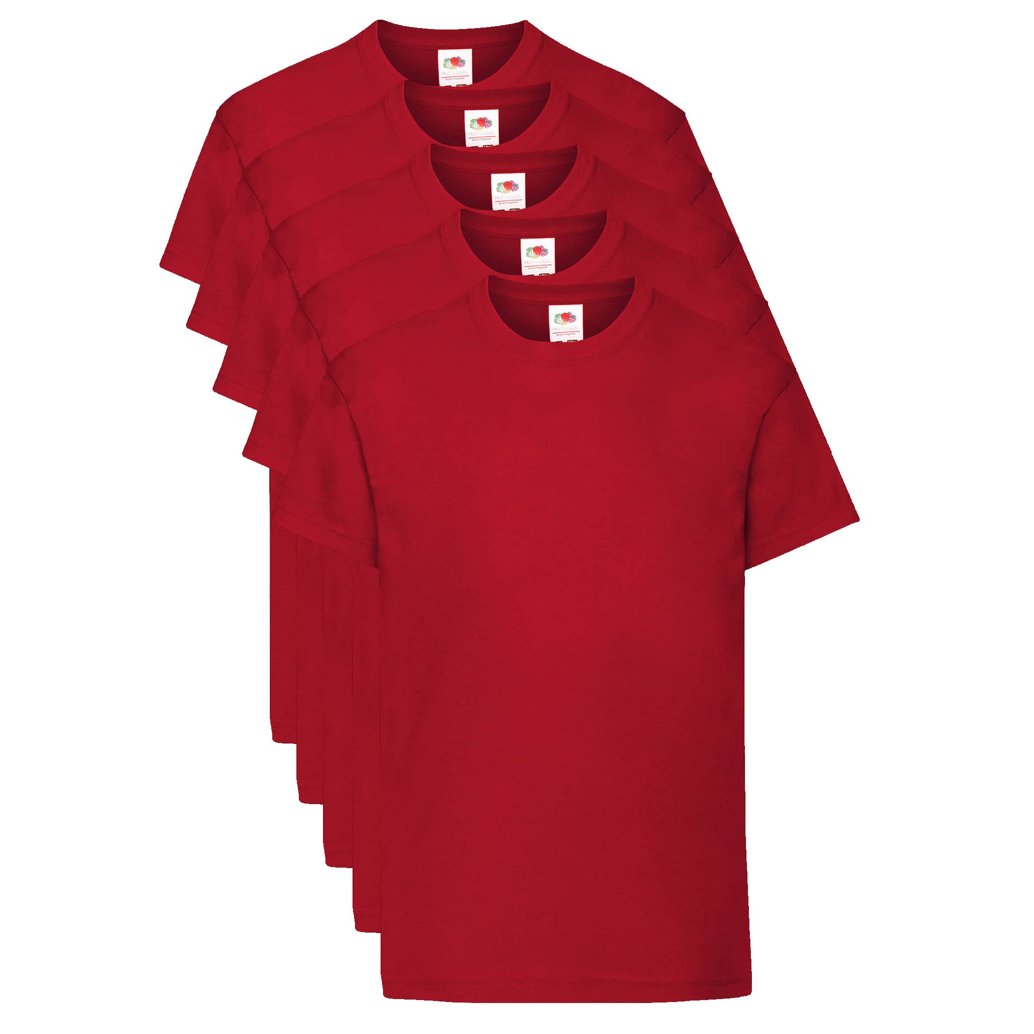 Fruit of The Loom Kid's Original T-Shirt Pack of 5