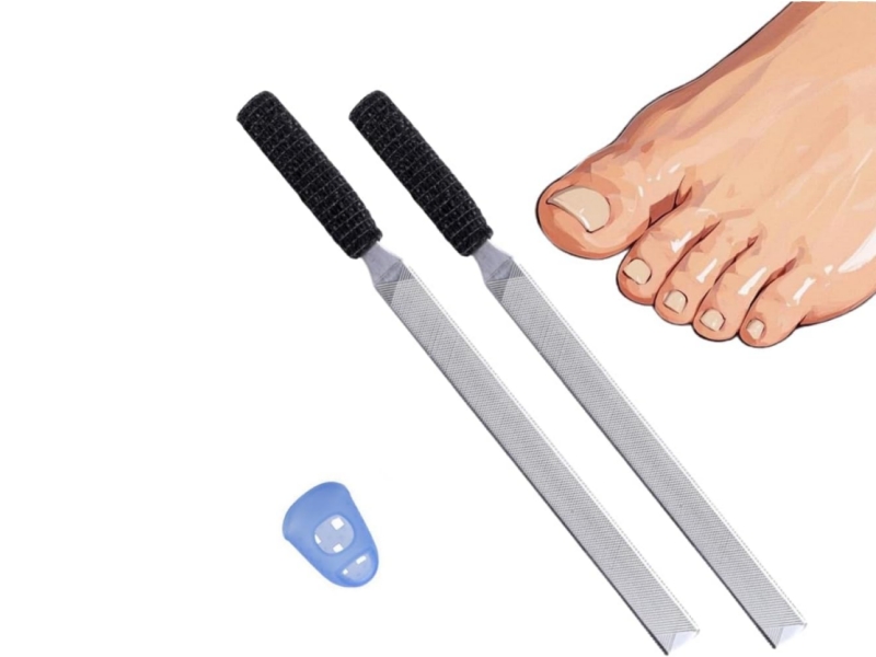 mofu2_nail Amazon.com : IDOU 2-Piece Stainless Steel Toenail File for Thick