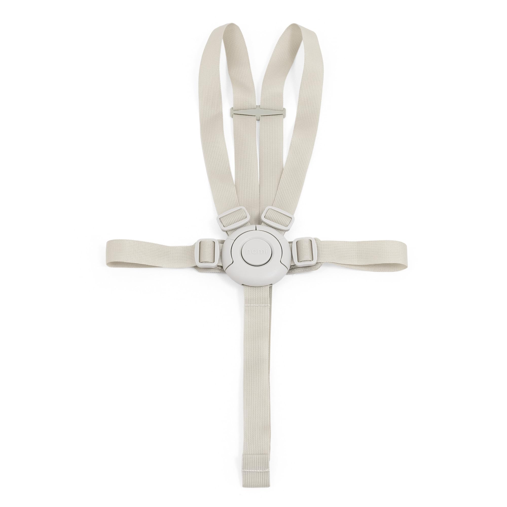Stokke Haltegurt für Nomi, Beige - zur Verwendung mit dem Nomi Baby Set auf dem Stuhl - leicht verstellbar, waschmaschinenfest