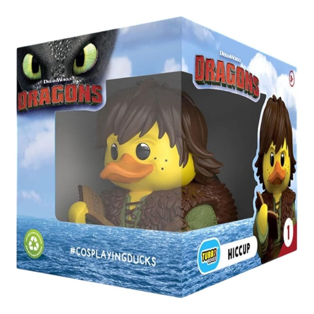 TUBBZ Box-Ausgabe: How to Train Your Dragon - Hiccup als Cosplaying-Gummiente Vinylfigur