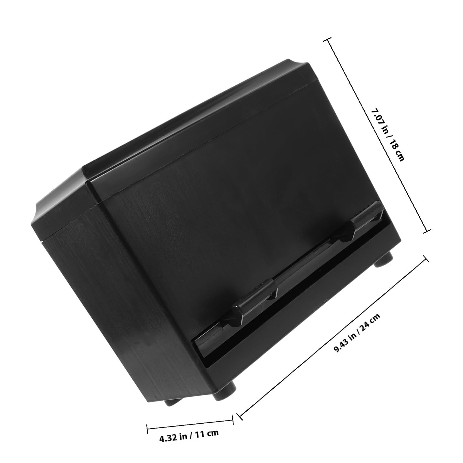 Hemobllo Pipettenaufbewahrungsbehälter Kunststoff 9.4X7.1X4.3cm Automatischer Strohhalmbehälter für Gastronomie und Bubble Tea Shops
