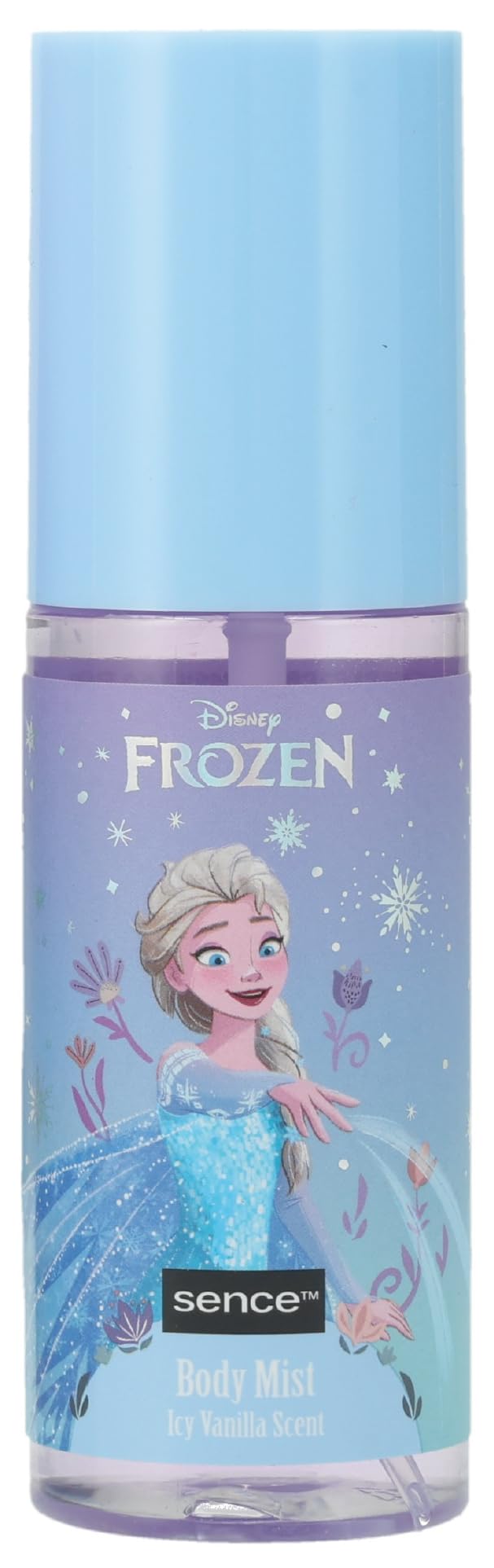 Disney Frozen Elsa & Anna Parfum spray do ciała Icy Vanilla, Vegan Beauty Body Mist, zapach pomysł na prezent, waniliowy spray do ciała Sence (1 x 100 ml)