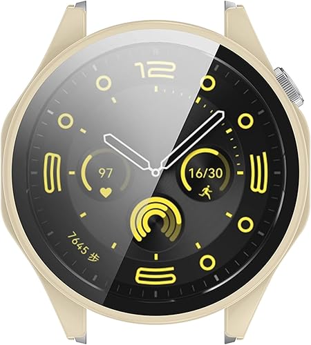Miniatura 6 de Paquete de 6 fundas rígidas de policarbonato con protector de pantalla de vidrio templado compatible con Huawei Watch GT4 de 1.812 pulgadas (1.811