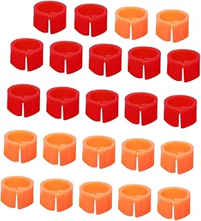 OFFSCH 200 peças tornozeleira de pombo residente faixas de perna de aves de capoeira identificação anéis de pé pássaros anéis de pé acessórios eletrônicos acessórios para pintinhos anel de perna de aves de capoeira anéis de plástico anéis de perna de pomba