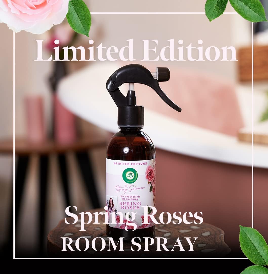 Airwick | Spring Roses| Air Freshener Room Spray| Pack of 4