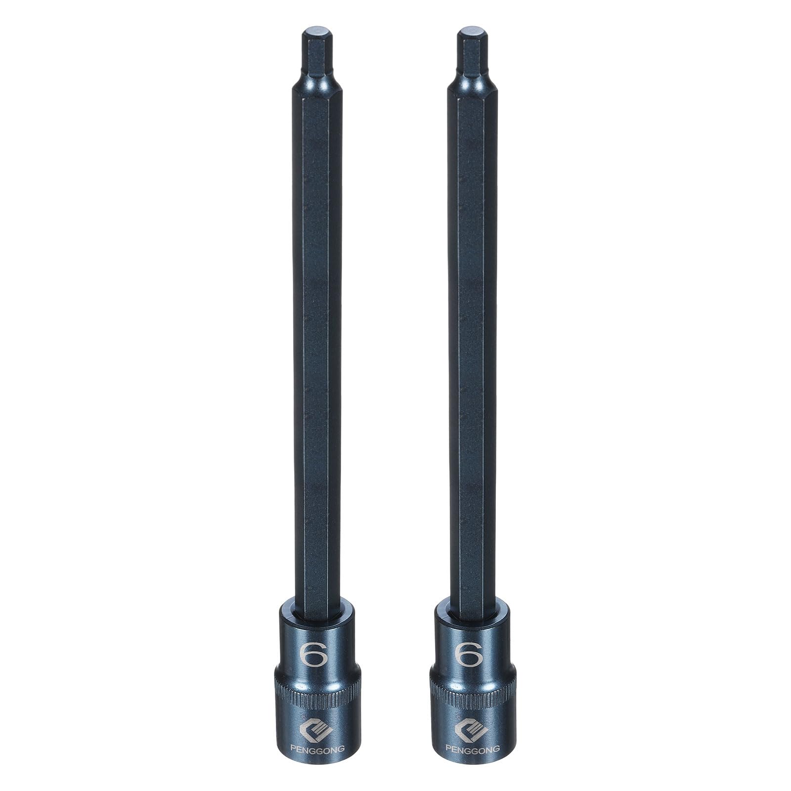 Douille hexagonale 1/2 H6 longue 20.3 cm acier S2 perceuse électrique