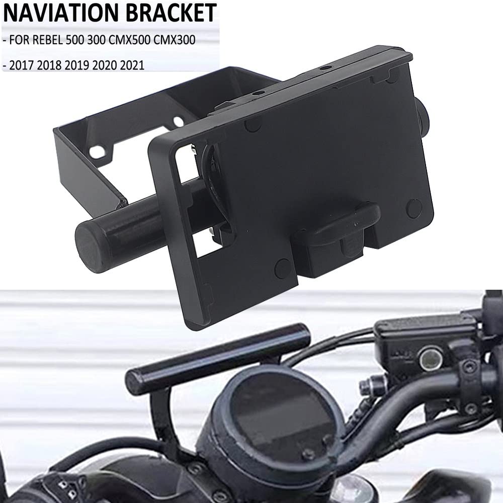 Motocykl telefon komórkowy uchwyt GPS uchwyt nawigacyjny bezprzewodowa podstawka ładująca REBEL CMX 500 300 CMX500 CMX300 2017-2021 Uchwyt na telefon motocyklowy(Wireless Charger)