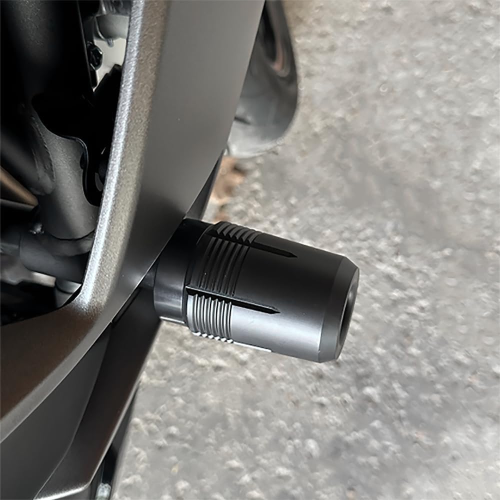 Motorrad Sturzpads für Suzuki GSX S750 GSX S1000 GSXS 750 1000 GSX-S 1000 GT GSX-S1000GT GSR 750 600 400 Zubehör Rahmenschutz Fallschutz Sturzschutz Crashpads Protektoren (Schwarz)
