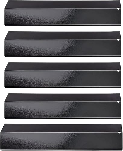 SafBbcue Placa de calor para parrilla de acero de porcelana para Brinkmann 810-3660-S 810-2512-S 810-2511-S (paquete de 5)