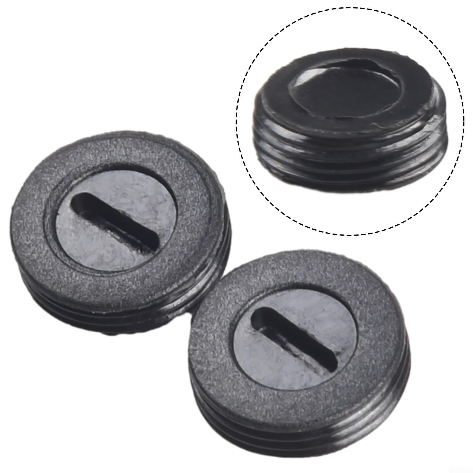 Tappo porta spazzole in carbone per elettromeccanica, 2 pezzi, tappo in plastica nera, 13 14 15 16 18 20 22 mm (14 mm)