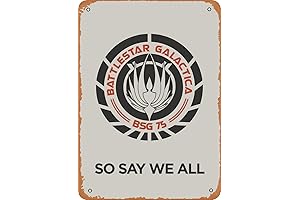 Battlestar Galactica Viper Vintage Metal Tin Sign