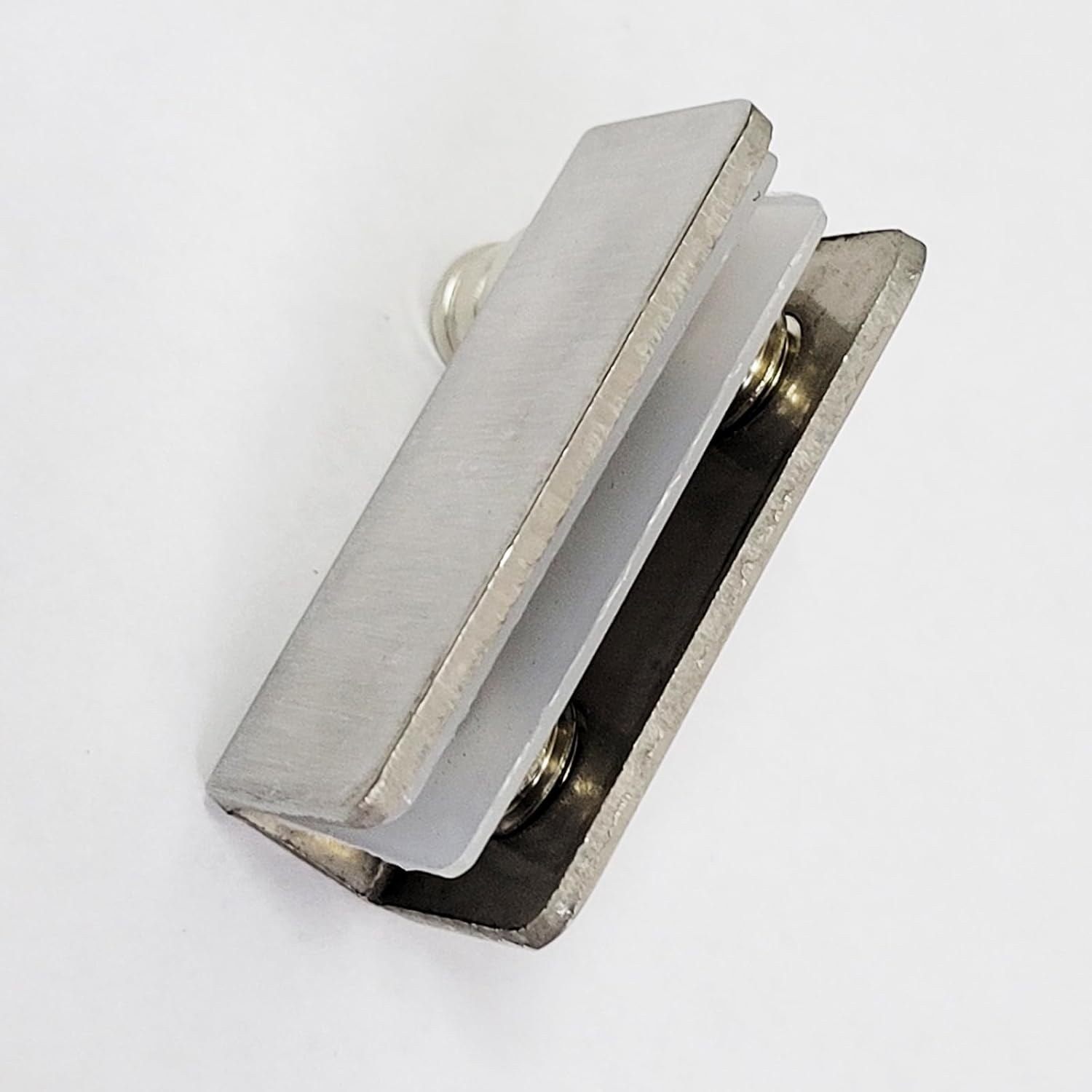 5 Pairs 10Pcs Glass Door Pivot Hinge Stainless Steel for Free Swinging Glass Doors, Fit for 0.2"-0.315" (5-8mm)