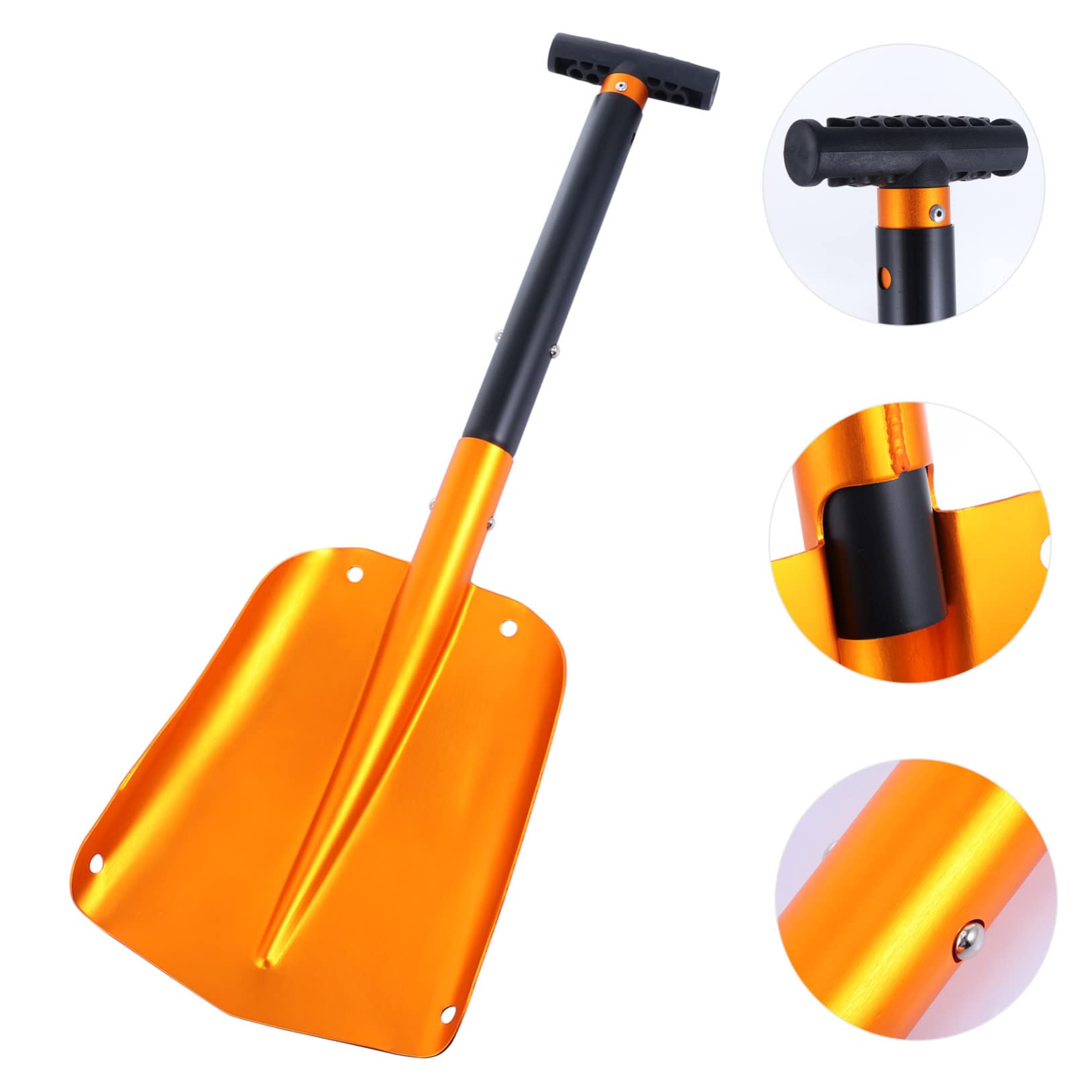 Toyvian 1 Pièce Pelle Hors Route Grattoir à Neige Pelle De Neige Pelle De Déneigement Pelles à Neige Robustes Grattoir à Glace Pliant Pelle De Dégivrage Gel Aluminium Couleur Aléatoire