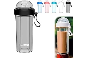 RUIYUE Creative Split 2-Sided Water Cup for Black