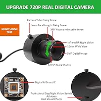 Vista 8 de DIY 720p Grabación de video digital Caza Visión Nocturna Rifle Alcance Cámara Monocular VCR con pantalla LCD, linterna infrarroja infrarroja de 850