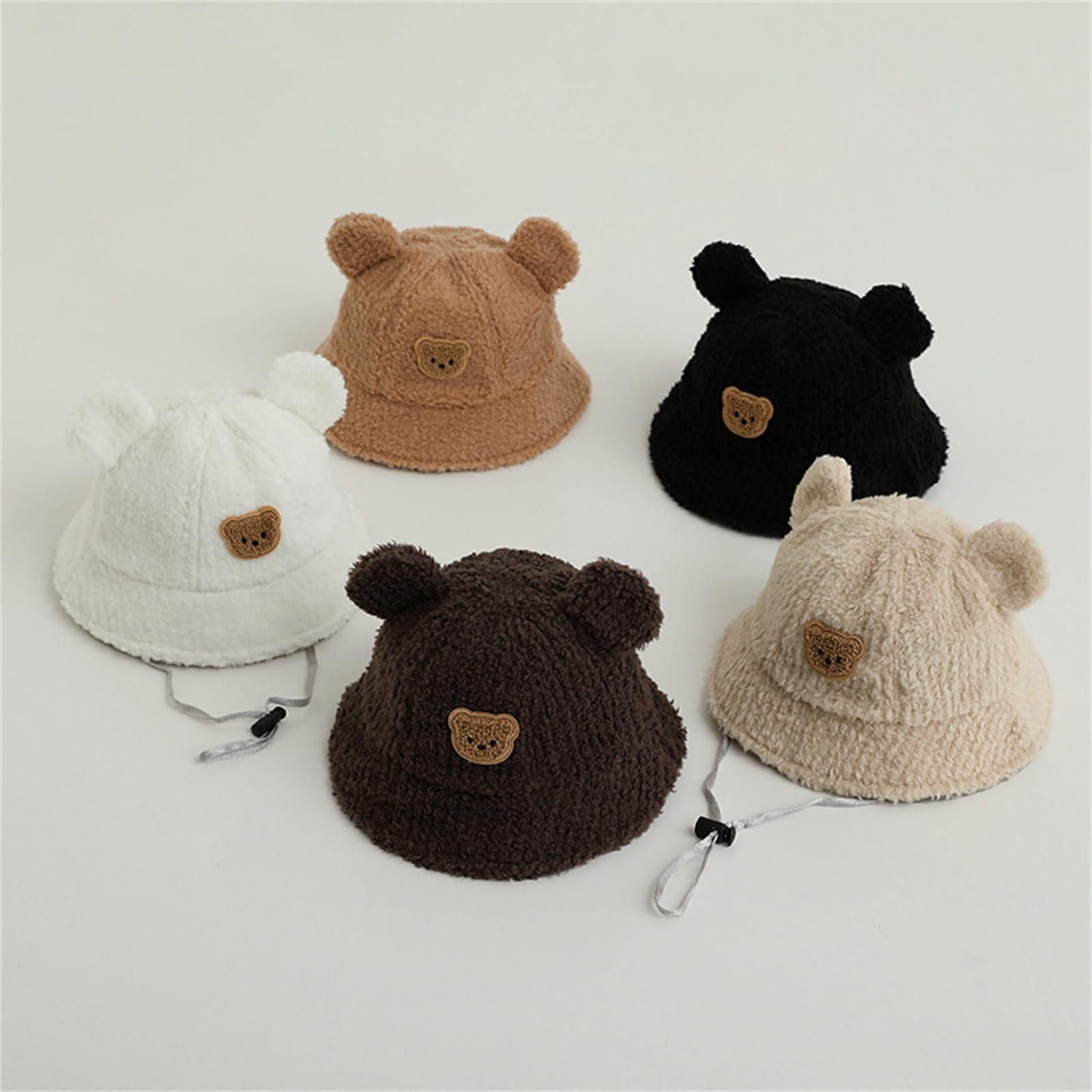 Gorro de pescador con forro polar para niños, cálido y suave, para niños y niñas de 3 a 8 años, esencial para otoño e invierno
