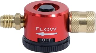 StreytoTek HVAC Nitrogen Purge Tool: PURGE & BRAZE Modes, Adjustable Flow Regulator, 1/4" Flare Brass for AC Brazing & Repair