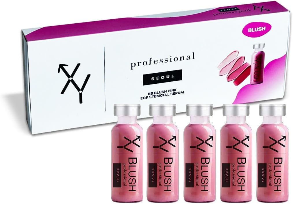 XY PROFESSIONAL Glow BLUSH Foundation Ampoule blush bb cheek color Starter Kit- BB Blush Treatment KOREA Microneedling Academy supplies PINK color