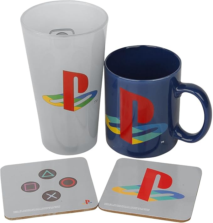 Fondateur de Sucker Punch quitte la production 11 GB eye Playstation Premium Gift Set includes (1) Pint Glass, (1) Full Color Mug, (2) Coasters with Collectible Gift Box
