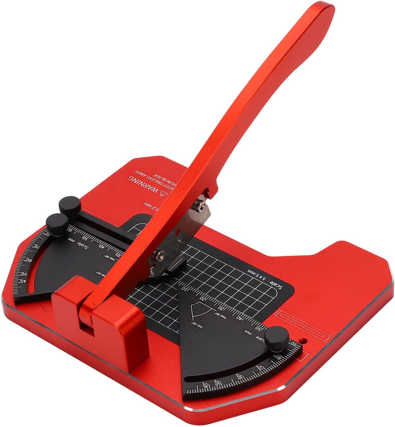 Bewinner Adjustable Miter Cutter 45-90° | Symmetrical Cutting Station For Plastic Rods Sheets In Model Making With Tools