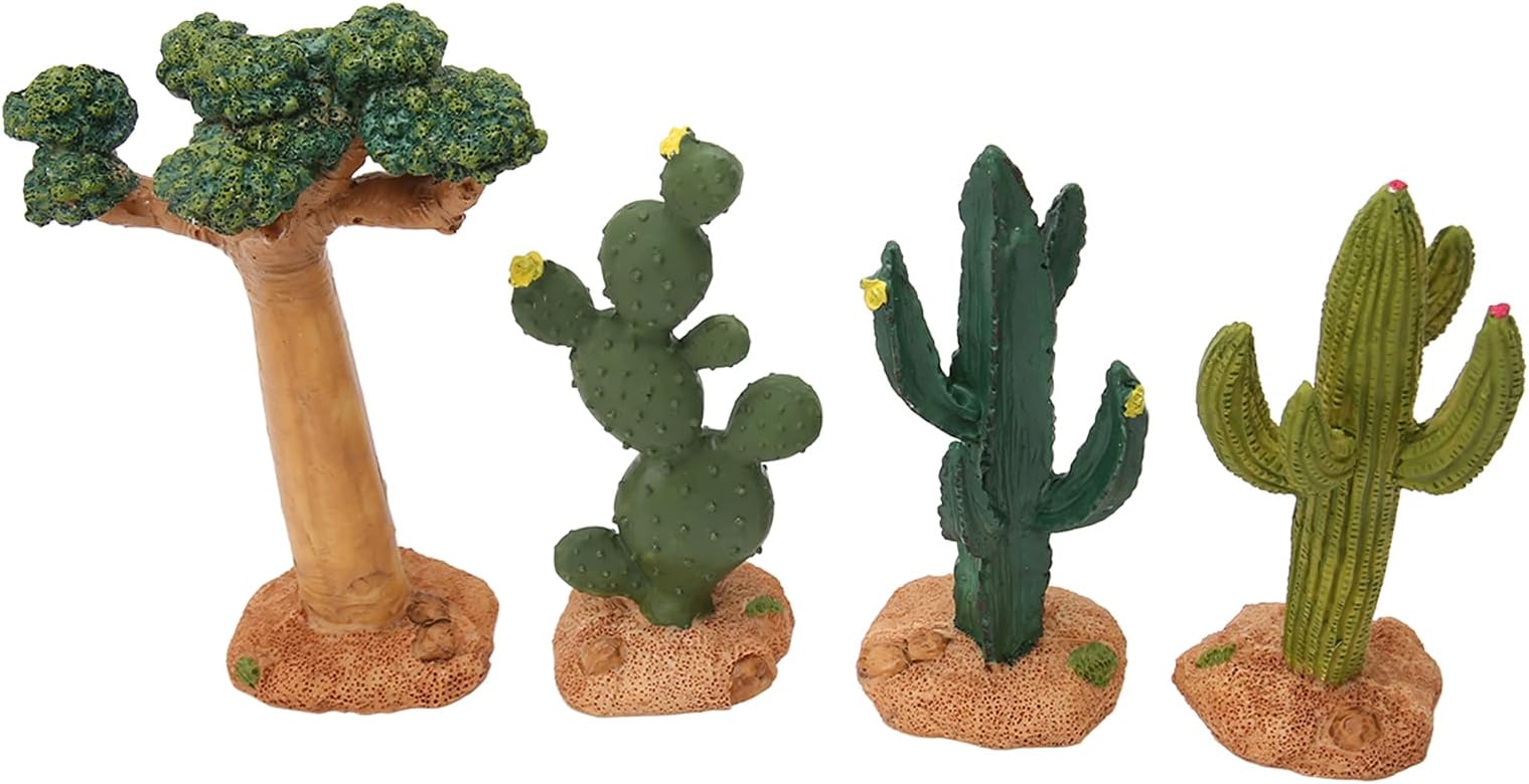 Fake Cactus, Desert Terrarium Decor Simulation Artificial Cactus Desert Plants Cactus Decorations for Landscaping Fish Tank Aquarium