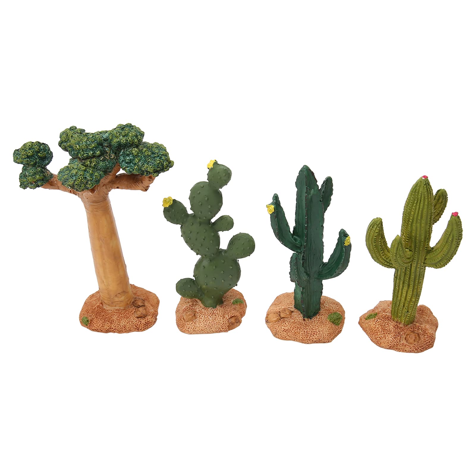 Fake Cactus, Desert Terrarium Decor Simulation Artificial Cactus Desert Plants Cactus Decorations for Landscaping Fish Tank Aquarium