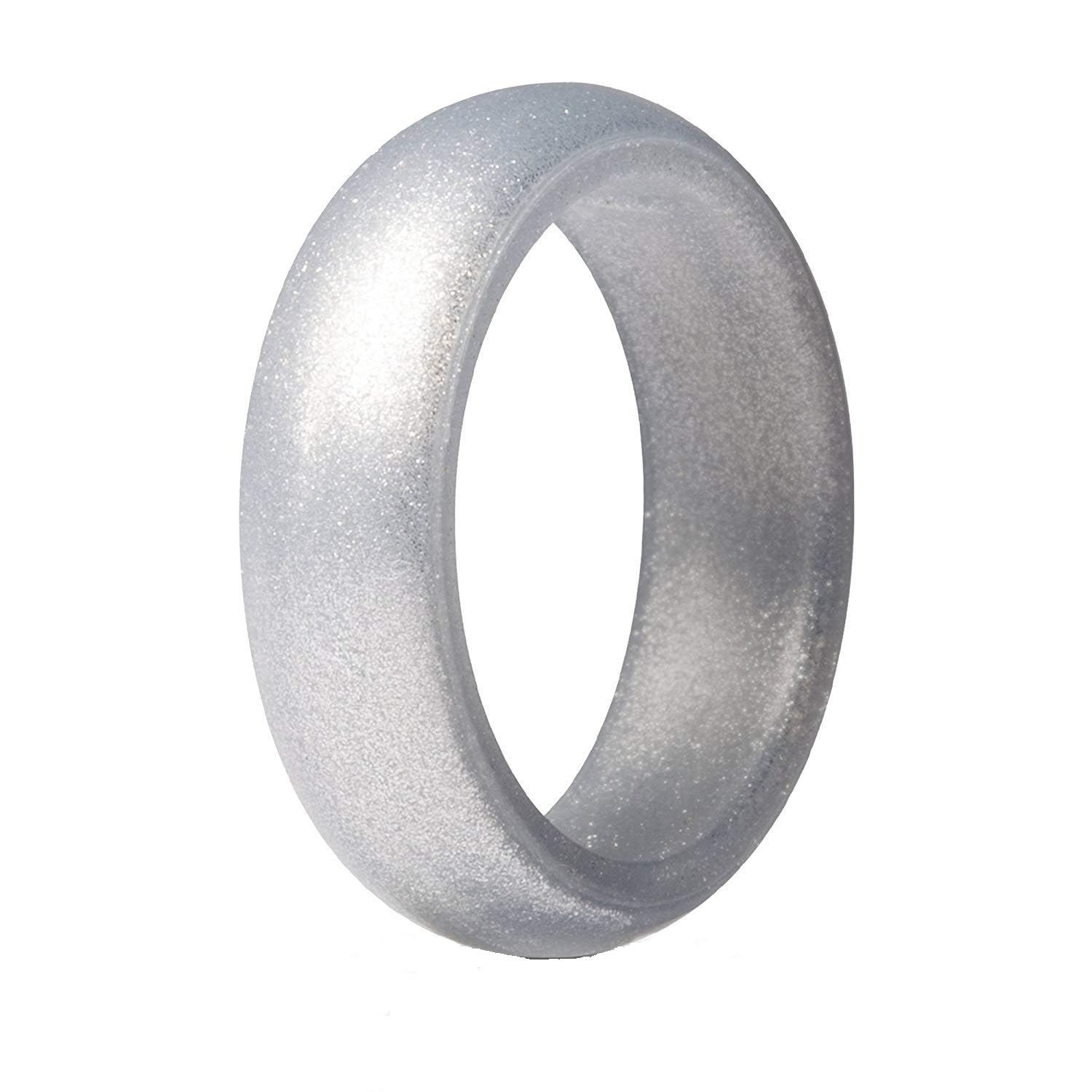 Classic Plain Silicone Wedding Ring Men 3Pack and Singles Silicone Rubber Bands Classic Style & Plain Silicone Wedding Rings for Men 9mm Width-image-1