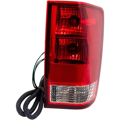 EPIC LIGHTING AMXOE Rear Brake Tail Light Assembly Replacement for Nissan 2004-2015 Titan [ NI2801161 26550ZH225 ] Right Passenger Side RH