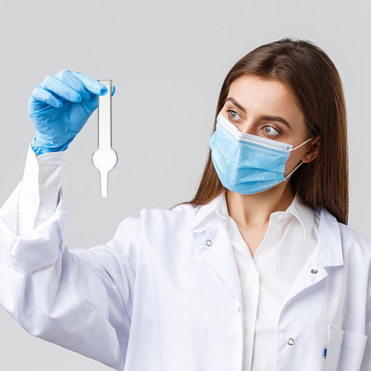 Einkugel Trockenröhrchen und Laborbedarf mit Glatter Innenwand für Chemieunterricht und Schönem Design aus Glas 5 Stück von Schülern