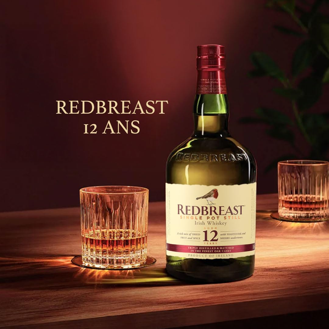 REDBREAST 12 ans Single Pot Still Whisky Irlandais - 40%, 70cl