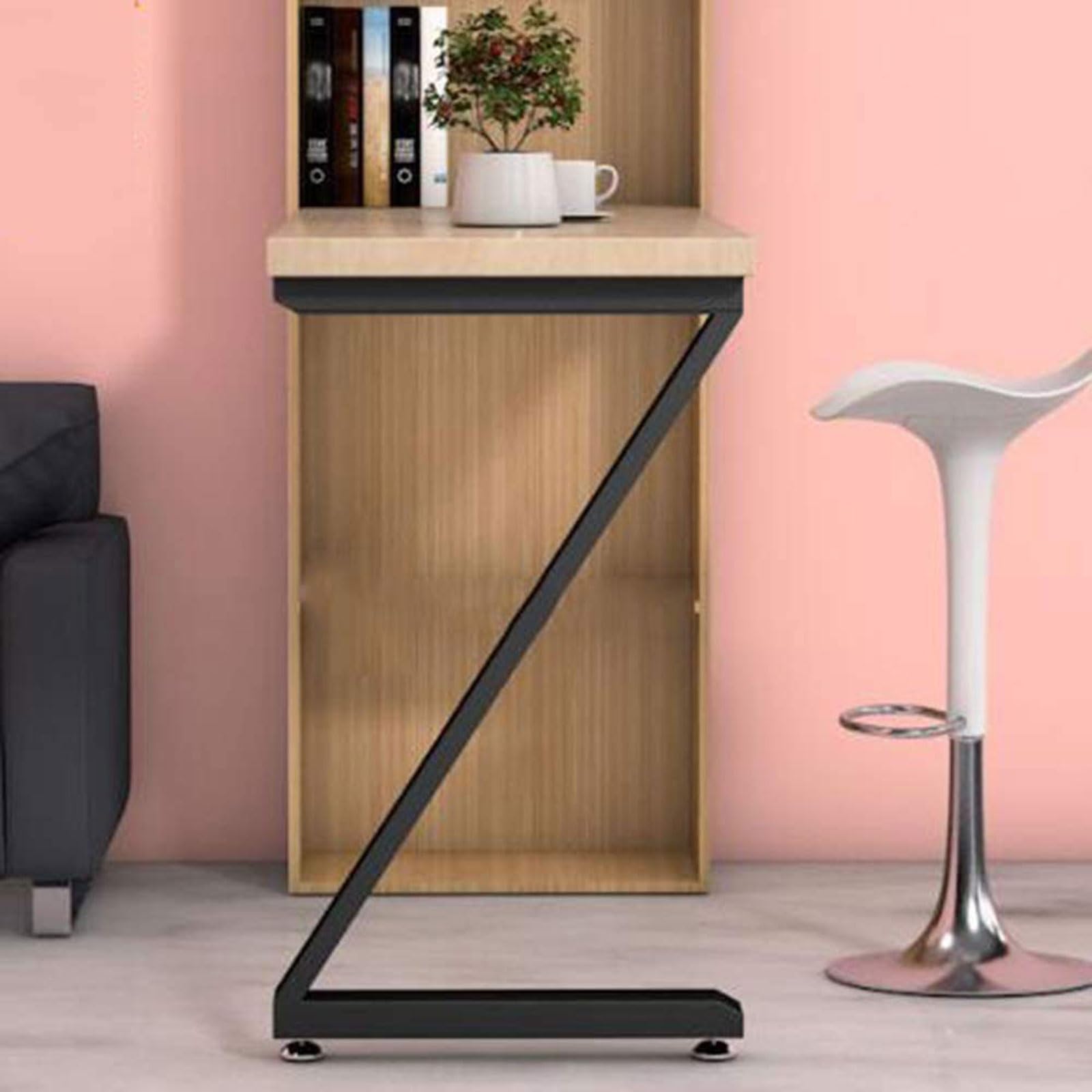 Gambe di ricambio per tavolo in ferro industriale, struttura in metallo a forma di Z per caffè e cena, altezza 725 mm, piedini per mobili fai da te, design durevole ed elegante